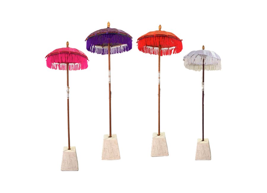 Balinese Umbrella Small for Rent- Bali Tent Rental