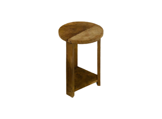 teak wood stool for rent -Bali Tent Rental
