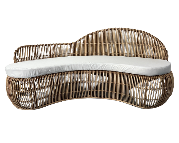 Rattan Sofa Furniture for rent -Bali Tent Rental